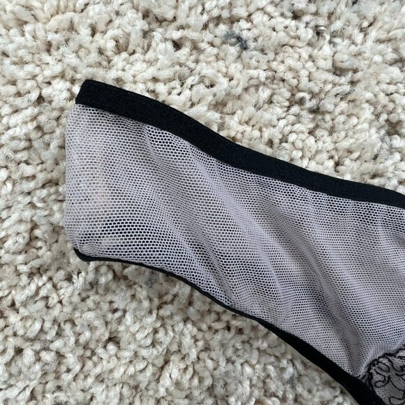 Victoria's Secret VERY SEXY Lace Unlined Demi Bra Set With Panties Valentines - Picture 5 of 12